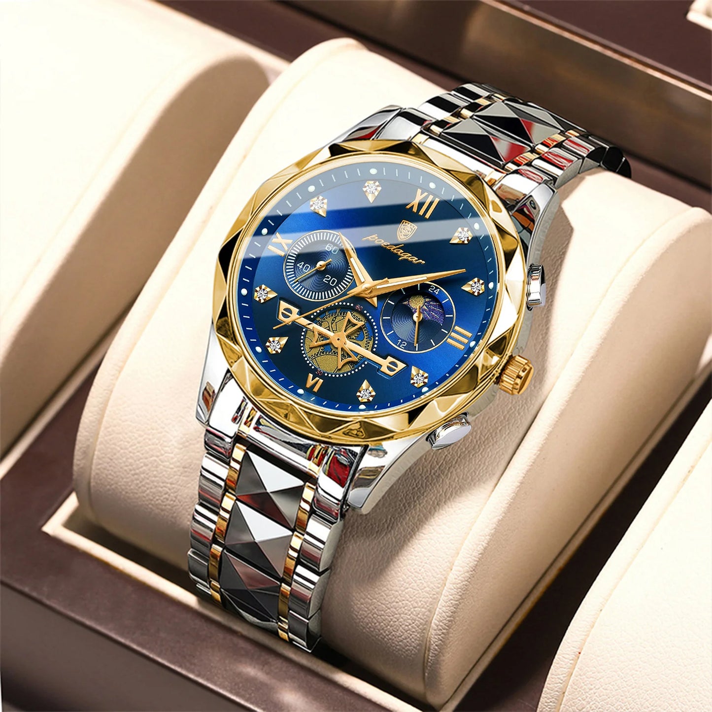 POEDAGAR 996 Fashion Men Watch