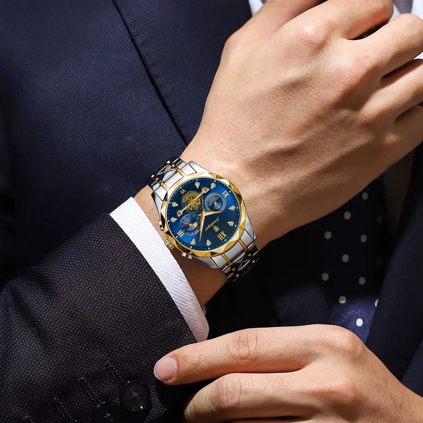 POEDAGAR 996 Fashion Men Watch