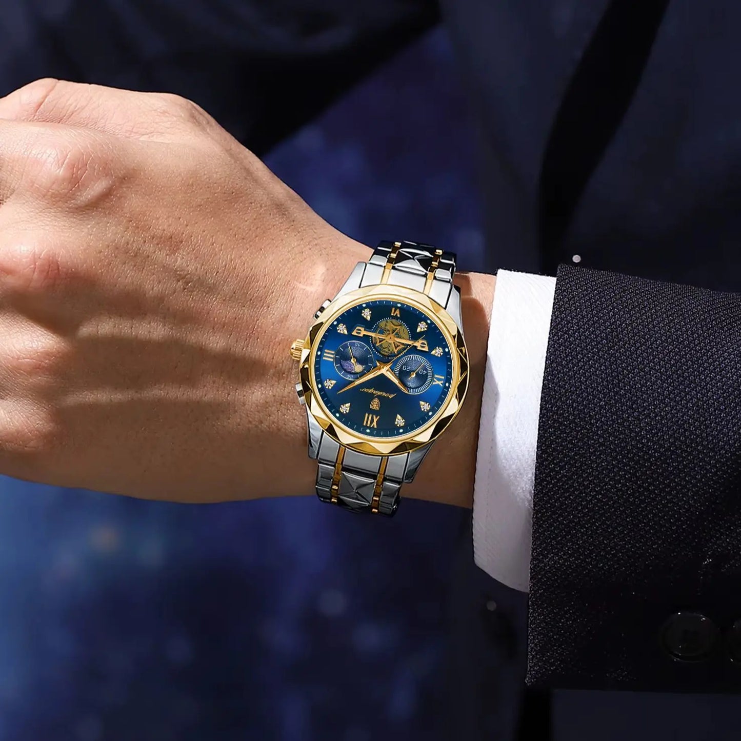 POEDAGAR 996 Fashion Men Watch