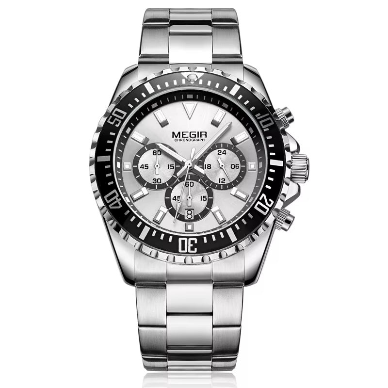 Luxury Chronograph Formal Watch – Stainless Steel