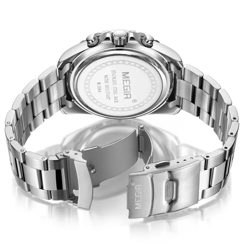 Luxury Chronograph Formal Watch – Stainless Steel