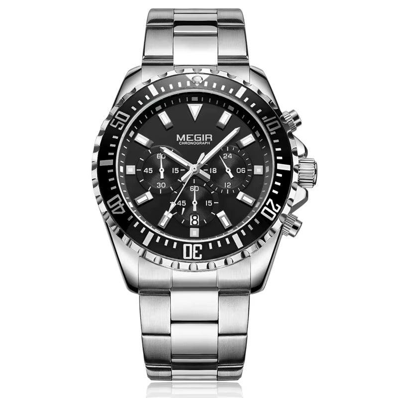 Luxury Chronograph Formal Watch – Stainless Steel