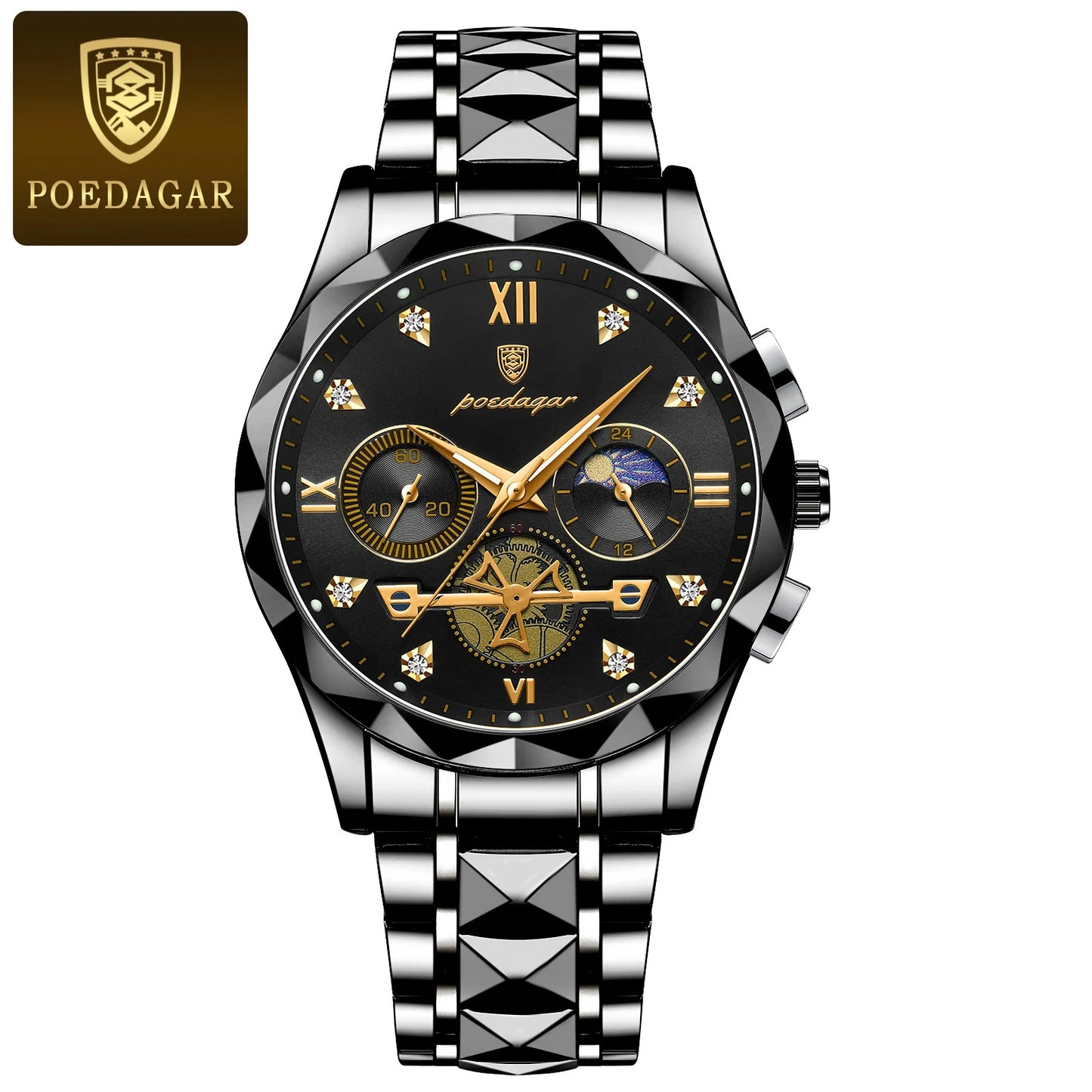 POEDAGAR 996 Fashion Men Watch