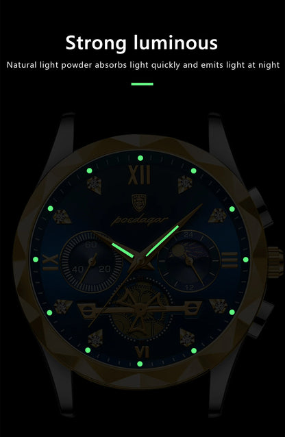 POEDAGAR 996 Fashion Men Watch